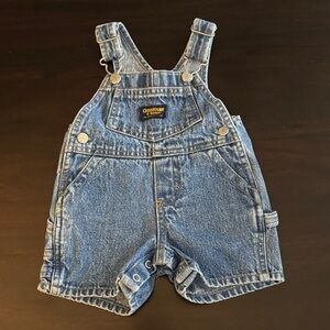 OshKosh B'gosh Classic Denim Baby Overalls size 0-3 months